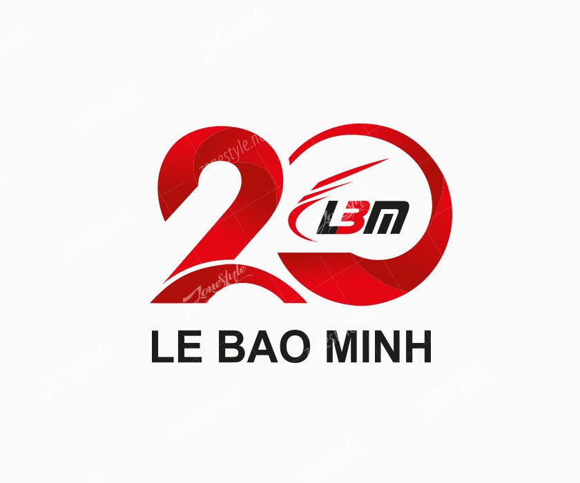 Thiết kế logo 20 năm Công ty Lê Bảo Minh